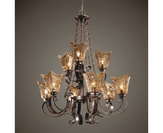 Подвесной светильник Uttermost VETRAIO 9, фото 2