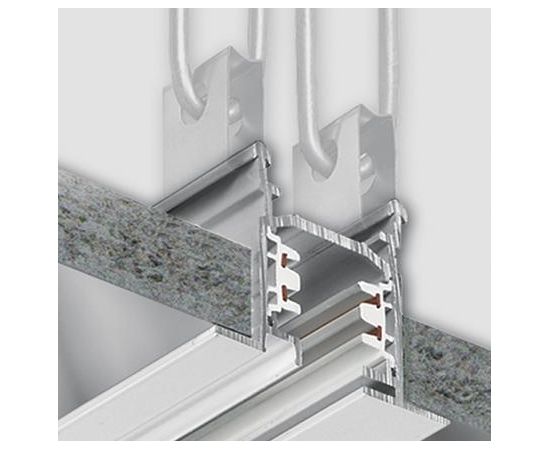 Шинопровод осветительный Artemide Architectural 3-Circuit Tracks for Recessed Mounting, фото 1