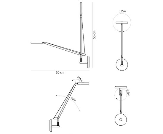 Настенный светильник Artemide Demetra wall LED, фото 2