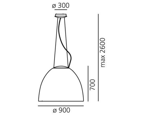 Подвесной светильник Artemide Nur 1618 Acoustic, фото 2