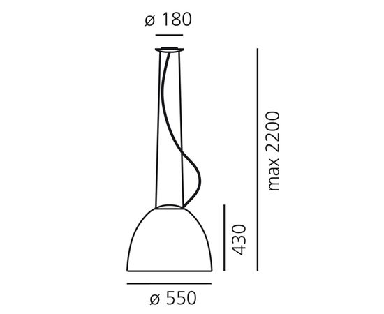 Подвесной светильник Artemide Nur Gloss LED, фото 2