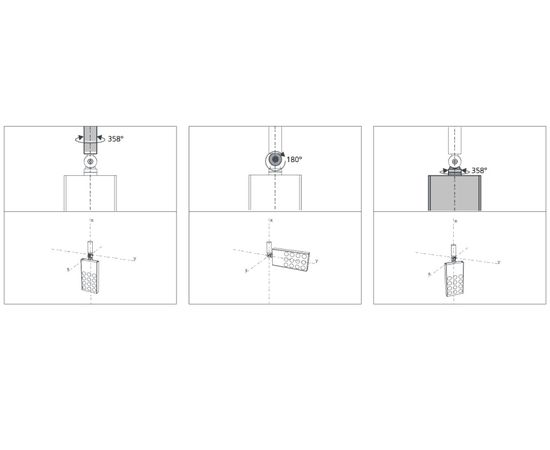 Трековый светодиодный светильник Artemide Architectural Pad 230V Track - 14,5W 4000K - 36°, фото 7