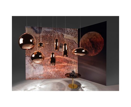 Подвесной светильник Tom Dixon Copper Pendant Round 45cm, фото 2