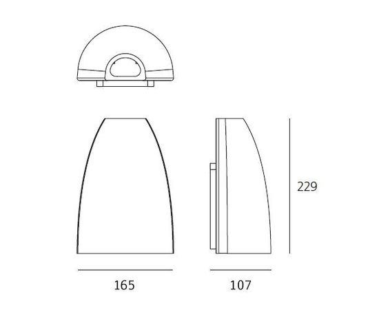 Настенный светильник Artemide outdoor Molla, фото 2