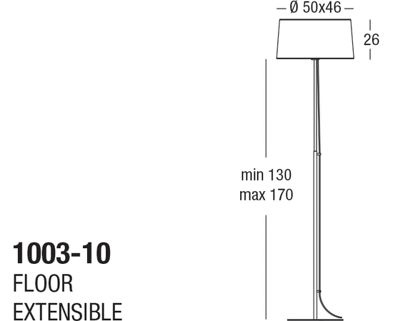 Торшер Penta Bridget 1003-10, фото 2