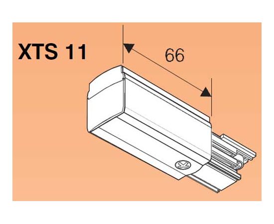 Шинопровод осветительный Nordic Aluminium XTS-11, фото 4