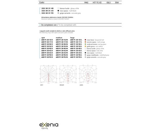 Подвесной светильник Exenia MAG 335503152, фото 3