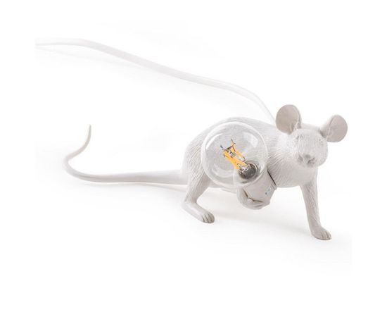 Настольный светильник Seletti Mouse Lamp Grey Lop, фото 3