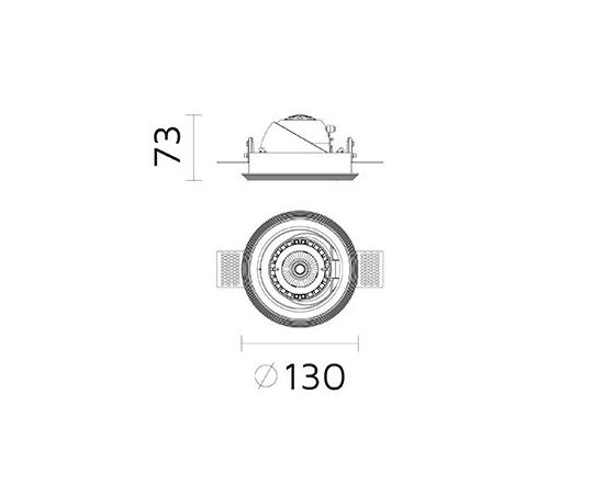 Встраиваемый светильник Forma Lighting Palla Round In-Out, фото 2