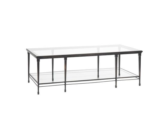 Коктельный столик Vanguard Furniture Hardin Cocktail Table / Glass Top, фото 1