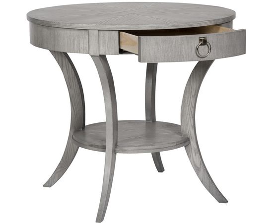 Боковой столик Vanguard Furniture Penrose Circle Lamp Table, фото 2