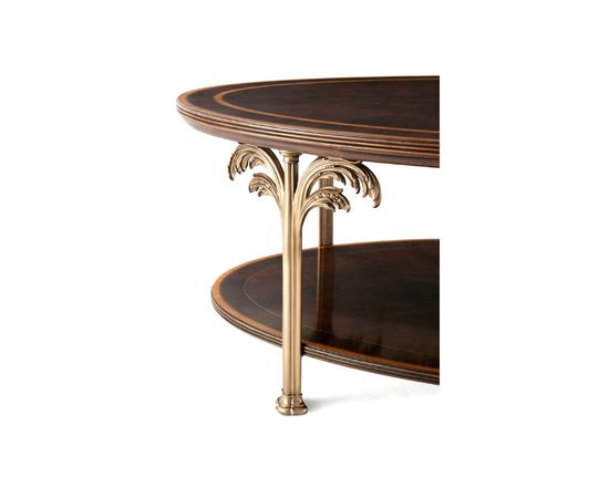 Журнальный столик Theodore Alexander Palm Room Oval Cocktail Table, фото 5