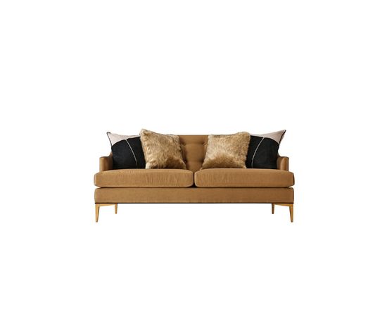 Диван Theodore Alexander Elaine Loveseat (Brass), фото 8