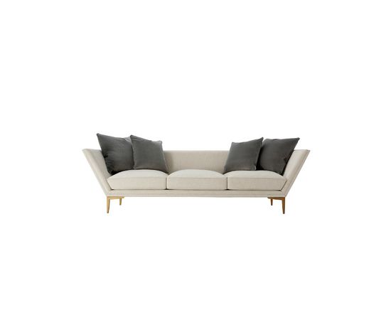 Диван Theodore Alexander Lorne Sofa (Brushed Brass), фото 5