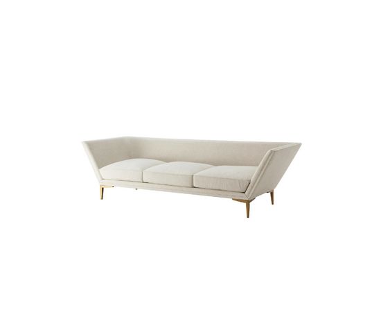 Диван Theodore Alexander Lorne Sofa (Brushed Brass), фото 3