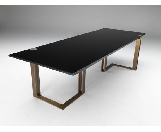 Обеденный стол Paolo Castelli Black and Gold dining table, фото 9