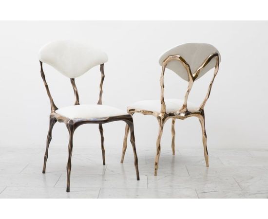 Стул Markus Haase Faceted Bronze Patina Dining Chair, фото 4