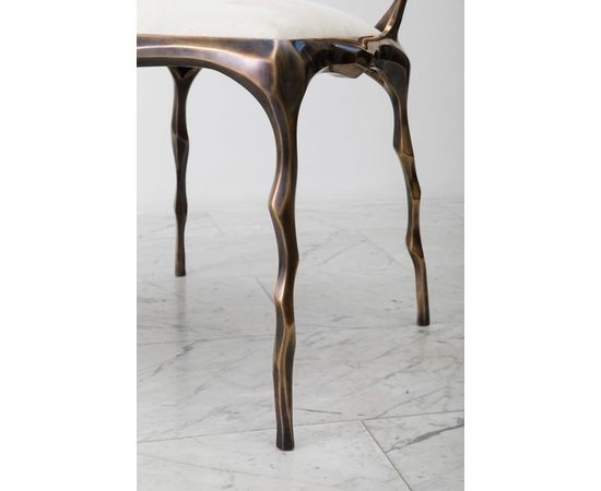 Стул Markus Haase Faceted Bronze Patina Dining Chair, фото 2