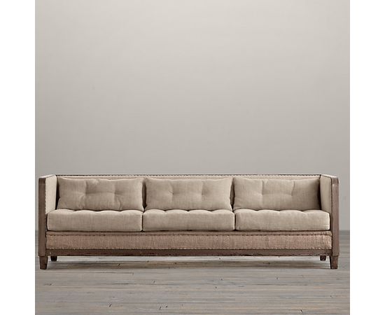 Restoration Hardware Deconstructed Shelter Arm Sofa, фото 1