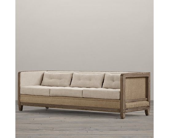 Restoration Hardware Deconstructed Shelter Arm Sofa, фото 3