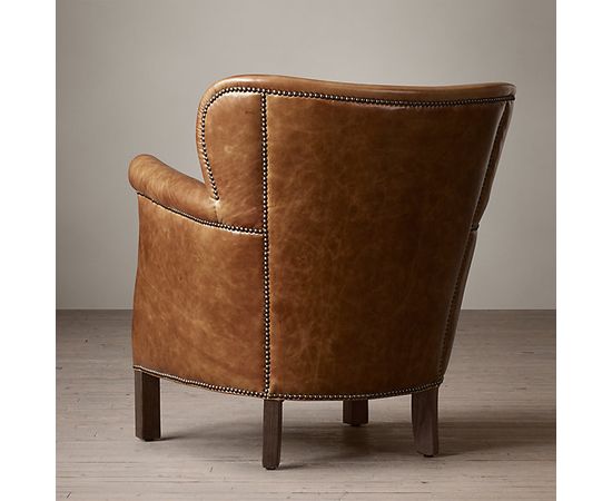 Кресло Restoration Hardware Professor&#039;s Leather Chair, фото 3