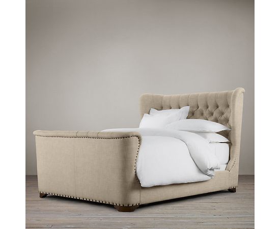 Restoration Hardware Churchill Upholstered Framed Bed, фото 1