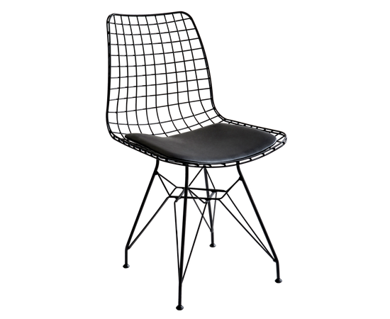 Стул CILEK Black Dark Metal Chair, фото 1