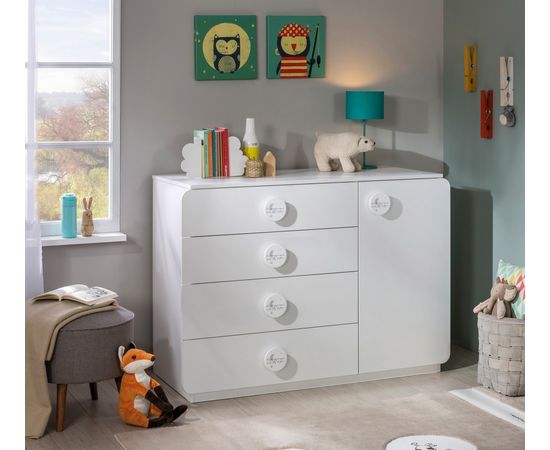 Комод CILEK Baby Cotton Wide Dresser, фото 2