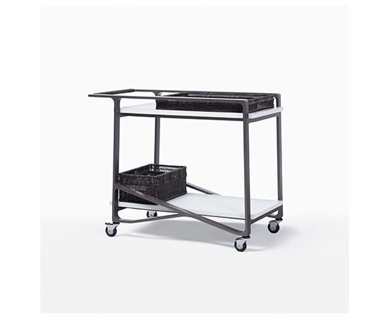 Уличный столик на колесиках Holly Hunt OMURA BAR CART, фото 1