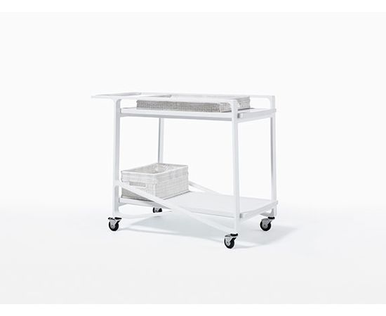 Уличный столик на колесиках Holly Hunt OMURA BAR CART, фото 2