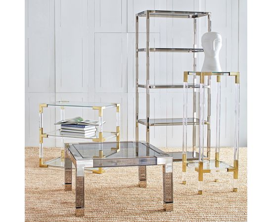 Приставной столик Jonathan Adler Jacques 2-Tier Side Table, фото 2