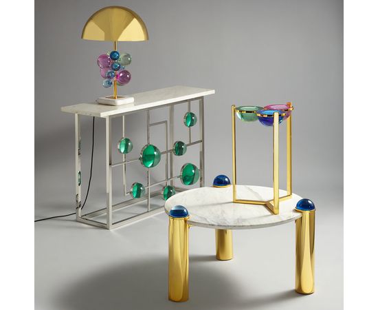 Консоль Jonathan Adler Globo Fretwork Console, фото 6