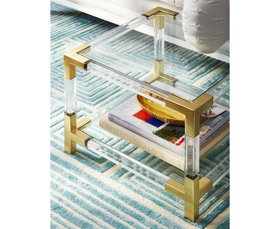 Журнальный столик Jonathan Adler Jacques Two-Tier Accent Table, фото 2