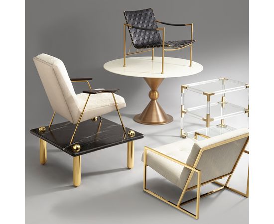 Журнальный столик Jonathan Adler Ultra Cocktail Table, фото 4