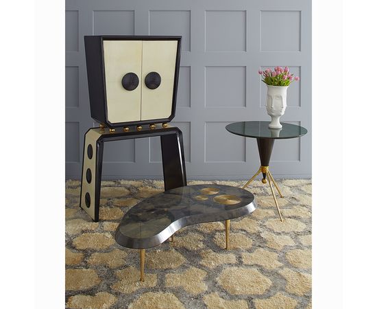 Журнальный столик Jonathan Adler Trocadero Kidney Cocktail Table, фото 3