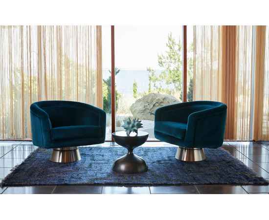 Кресло Jonathan Adler Bacharach Swivel Chair, фото 6