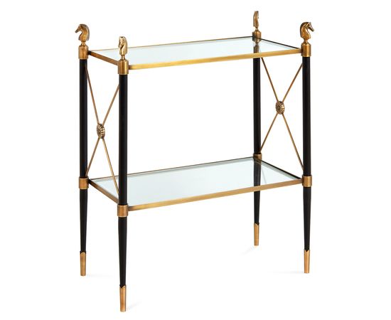 Столик Jonathan Adler Rider Two-Tier Side Table, фото 1