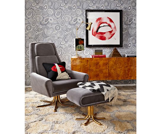 Кресло Jonathan Adler Ultra Swivel Chair, фото 2