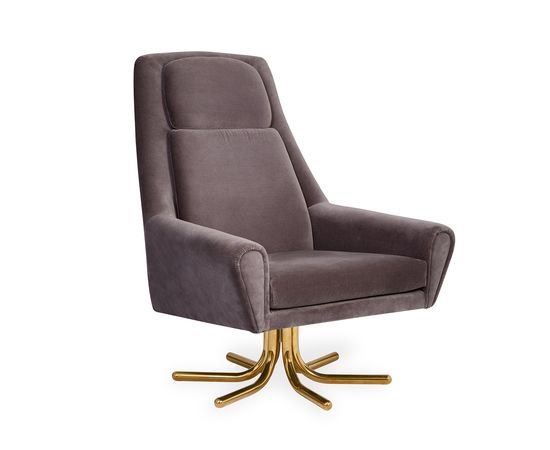 Кресло Jonathan Adler Ultra Swivel Chair, фото 1