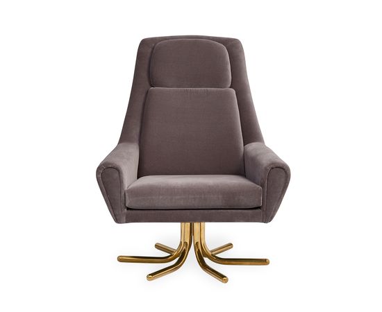 Кресло Jonathan Adler Ultra Swivel Chair, фото 3