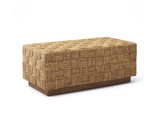 Банкетка Ralph Lauren Modern Hollywood Woven Bed Bench, фото 1