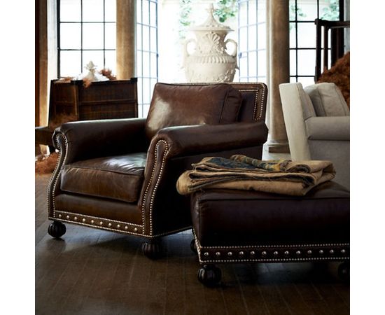 Кресло с пуфом Ralph Lauren Aran Isles Chair &amp; Ottoman, фото 7