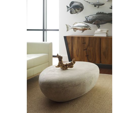 Журнальный стол Phillips Collection River Stone Coffee Table, фото 6