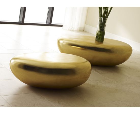 Журнальный стол Phillips Collection River Stone Coffee Table, фото 4