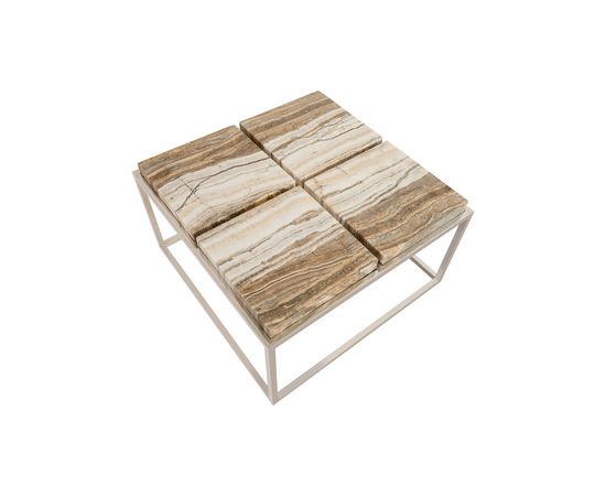 Кофейный столик Phillips Collection Onyx Coffee Table, SS Base, фото 2