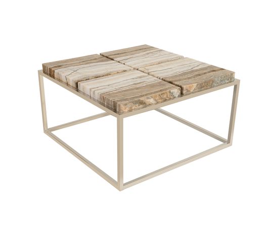 Кофейный столик Phillips Collection Onyx Coffee Table, SS Base, фото 1