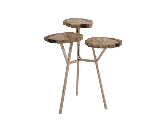 Журнальный столик Phillips Collection Petrified Wood Beverage Table, 3 Tiered, фото 1