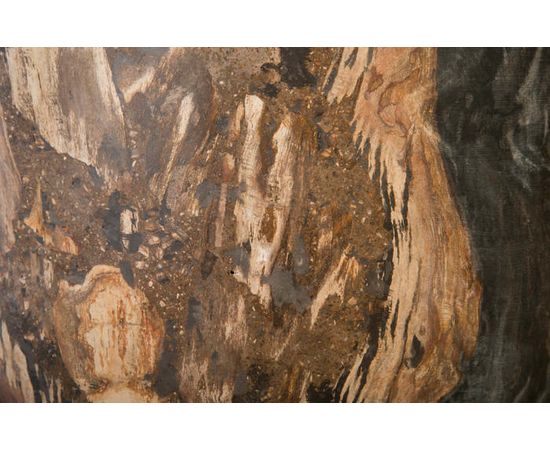 Приставной столик Phillips Collection Petrified Wood Drum Side Table, фото 4