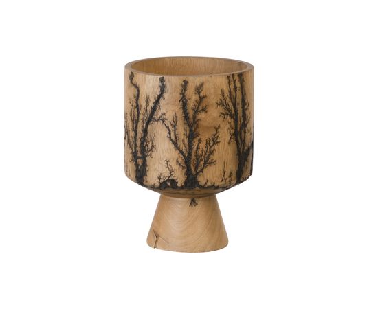 Ваза Phillips Collection Lightning Vase, Mango Wood, Cup Shape, фото 1